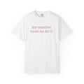 T-Shirt — "my handler made me do it" Cute Pet Handler Graphic Tee